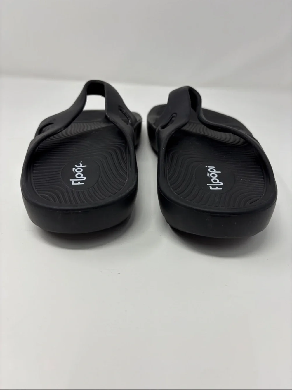 Floopi | Black Ergonomic Foam Flip Flop Sandals 41 11